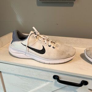 Nike White and Black Athletic Shoes